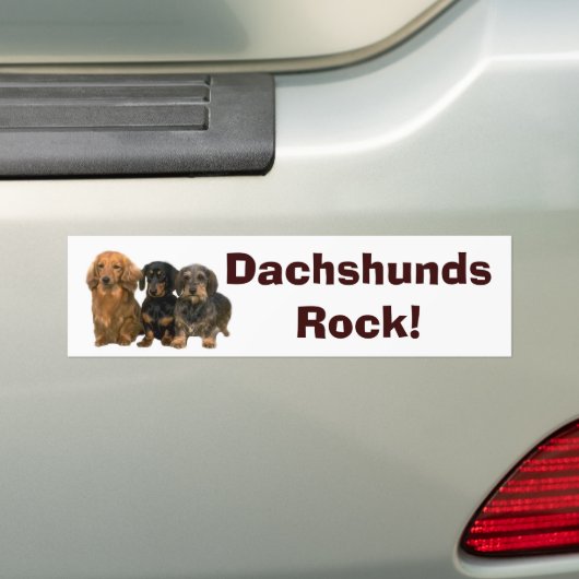 Dackel-Felsen-Autoaufkleber Autoaufkleber (Auf Auto)