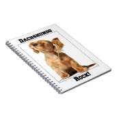 Dackel-Felsen Notizblock (Rechte Seite)