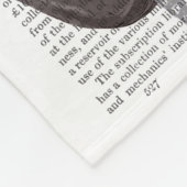 Dackel, Festhund und Hut Fleecedecke (Ecke)