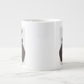Dackel, Festhund und Hut Jumbo-Tasse (Vorderseite)