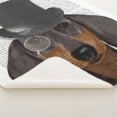 Dackel, Festhund und Hut Sherpadecke (3/4)