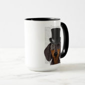 Dackel, Festhund und Hut Tasse (VorderseiteRechts)