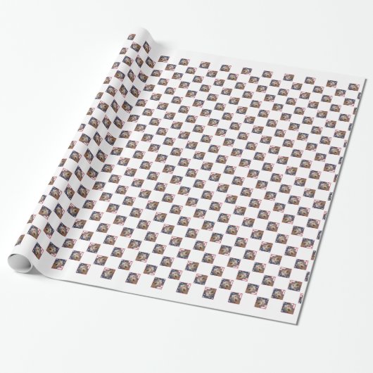 Dackel Flag 2 Geschenkpapier (Ungerollt)