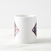 Dackel Flag 2 Kaffeetasse (Mittel)