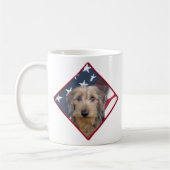 Dackel Flag 2 Kaffeetasse (Links)