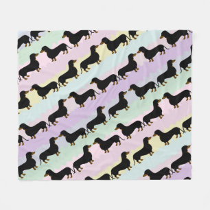 Dackel Fleece Blanket