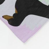 Dackel Fleece Blanket (Ecke)