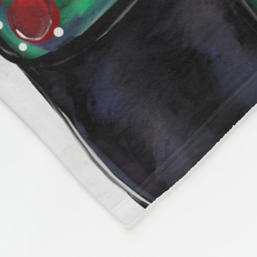 Dackel Fleecedecke (Ecke)