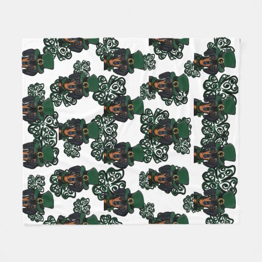 DACKEL FLEECEDECKE (Vorderseite (Horizontal))