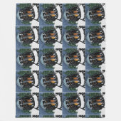 DACKEL FLEECEDECKE (Vorderseite)