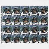 DACKEL FLEECEDECKE (Vorderseite (Horizontal))