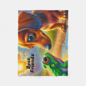 DACKEL FLEECEDECKE (Vorderseite)