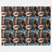 DACKEL FLEECEDECKE (Vorderseite (Horizontal))