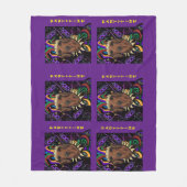 Dackel Fleecedecke (Vorderseite)