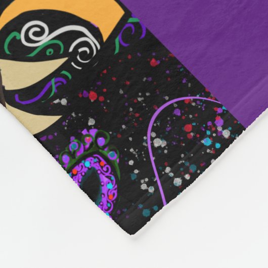 Dackel Fleecedecke (Ecke)