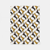 Dackel Fleecedecke (Vorderseite)