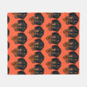 Dackel Fleecedecke (Vorderseite (Horizontal))