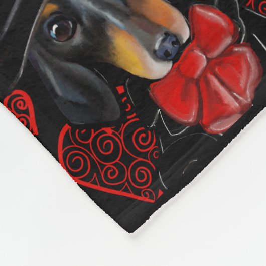 DACKEL FLEECEDECKE (Ecke)