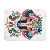 Dackel Flexibles Foto Magnet (Horizontal)