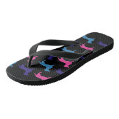 Dackel-Flip-Flops Badesandalen (Schrägansicht)