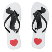 Dackel-Flip-Flops Badesandalen (Fußbett)
