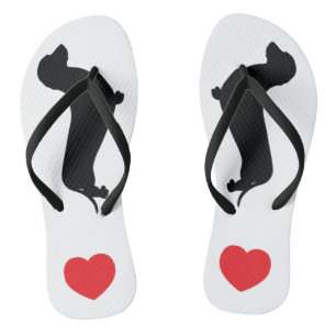 Dackel-Flip-Flops Badesandalen