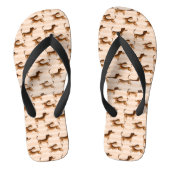 Dackel-Flip-Flops Badesandalen (Fußbett)