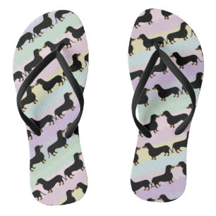 Dackel-Flip-Flops Badesandalen
