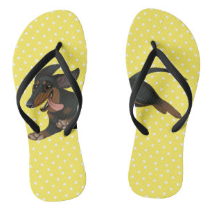 Dackel Flip Flops Dackel Dog Shoes Badesandalen