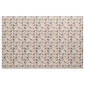 Dackel Florals Stoffe - niedliche Dackel (Fat Quarter (45,7 x 55,9 cm))