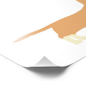 Dackel Fotodruck (Ecke)