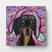 DACKEL FOTOPLATTE (Vorderseite)