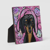 DACKEL FOTOPLATTE (Vorderseite)