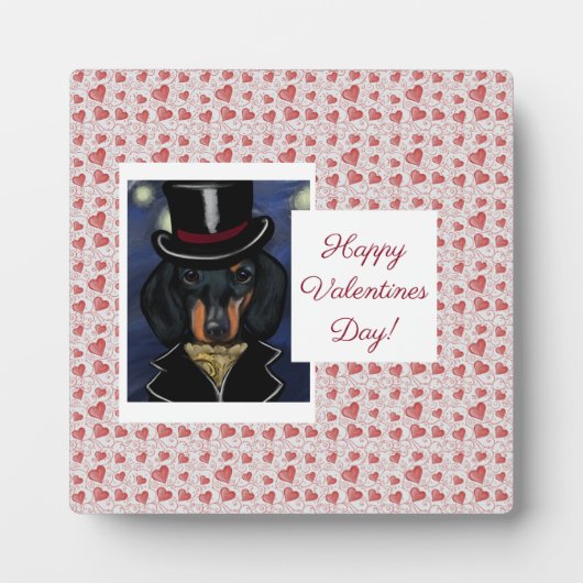 DACKEL FOTOPLATTE (Vorderseite)