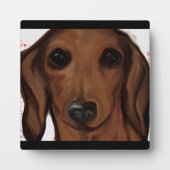 DACKEL FOTOPLATTE (Vorderseite)