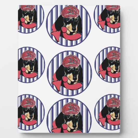 DACKEL FOTOPLATTE (Vorderseite)