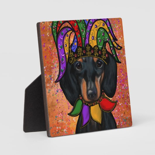 DACKEL FOTOPLATTE (Vorderseite)