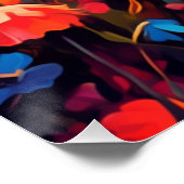 Dackel friedlich Erforschung einer Wiese Poster (Ecke)