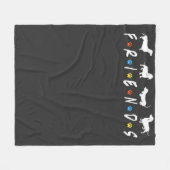 Dackel Friends Fleecedecke (Vorderseite (Horizontal))