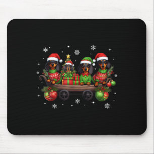 Dackel Frohes Weihnachten Weihnachten Weihnachten Mousepad