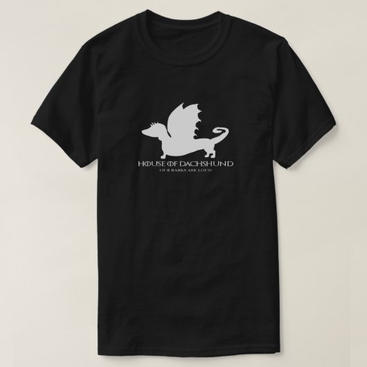 Dackel Fun Black Shirt (Design vorne)