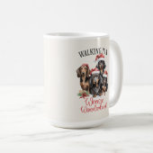 Dackel Funny Christmas Hund Kaffee Tasse (VorderseiteRechts)