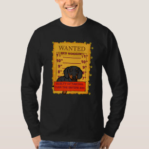 DACKEL FUNNY DACKEL DOG PET NIEDLICH PROFILE BET H T-Shirt