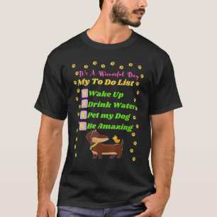 Dackel Funny Dackel Hund Haustier Phantastisch Kar T-Shirt