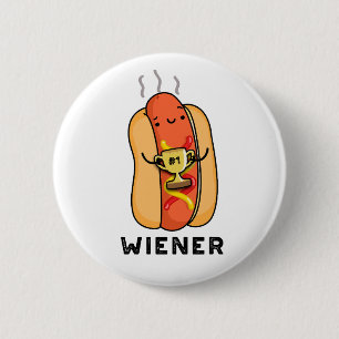 Dackel Funny Sausage Pub Button