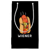 Dackel Funny Sausage Pub Dark BG Kleine Geschenktüte (Vorderseite)