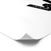 Dackel Funny Sausage Pub Poster (Ecke)