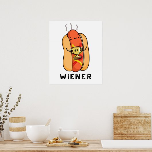 Dackel Funny Sausage Pub Poster (Küche)