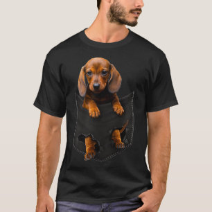 Dackel für Frauen in Ihrem Pocket für Dackel D T-Shirt