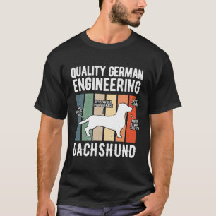 Dackel für Qualitätstechnik Weiner Dog T-Shirt